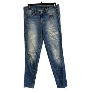 JESSICA SIMPSON Light Wash Distressed Weekend Relaxed Skinny‎ Jeans (26)